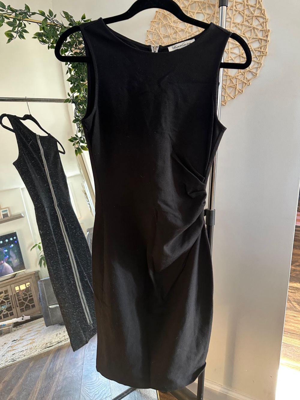 Kenneth Cole Black Sleeveless Mini Dress